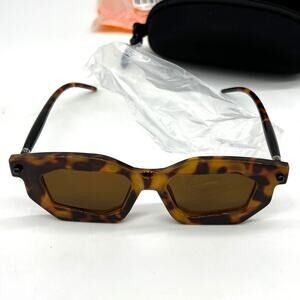 OQQ Fashion Sunglasses for Women Brown Color New in Box